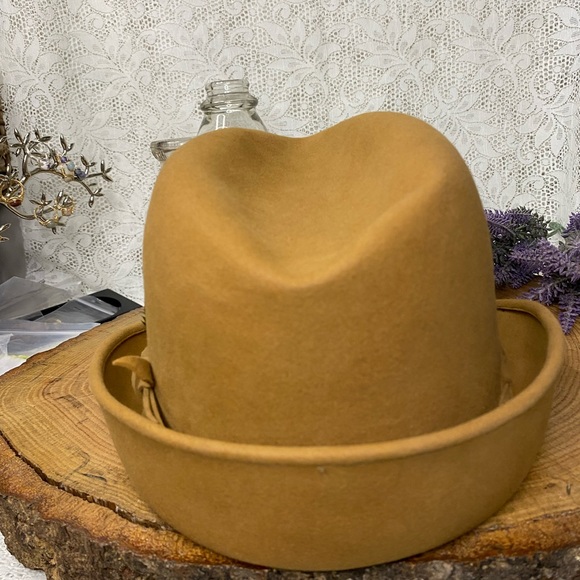COPY - Dobbs New York Fedora Hat with Braid  Size 58.8 cm 7 1/4 - 7 3/8  Large - Picture 6 of 7